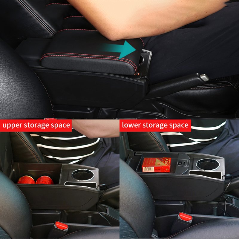 TONC High Quality Car Armrest Box Suitable for Chevrolet Onix Car Interior Modified Armrest with Cup Holder