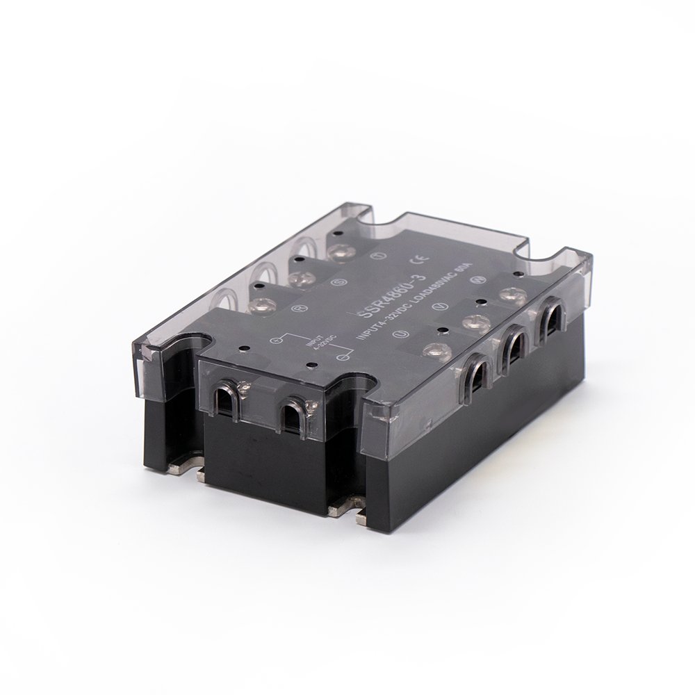100-600a 4-32vdc Control Industrial Grade Ac Three Phase Solid State Relay Ssr