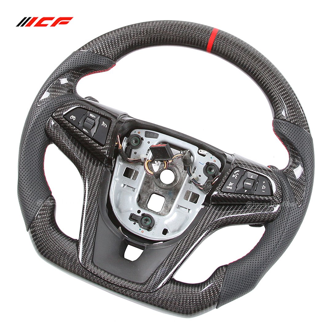 100% Real Carbon Fiber Steering Wheel for Chevrolet C6/7/8 Corvette Cruze Camaro