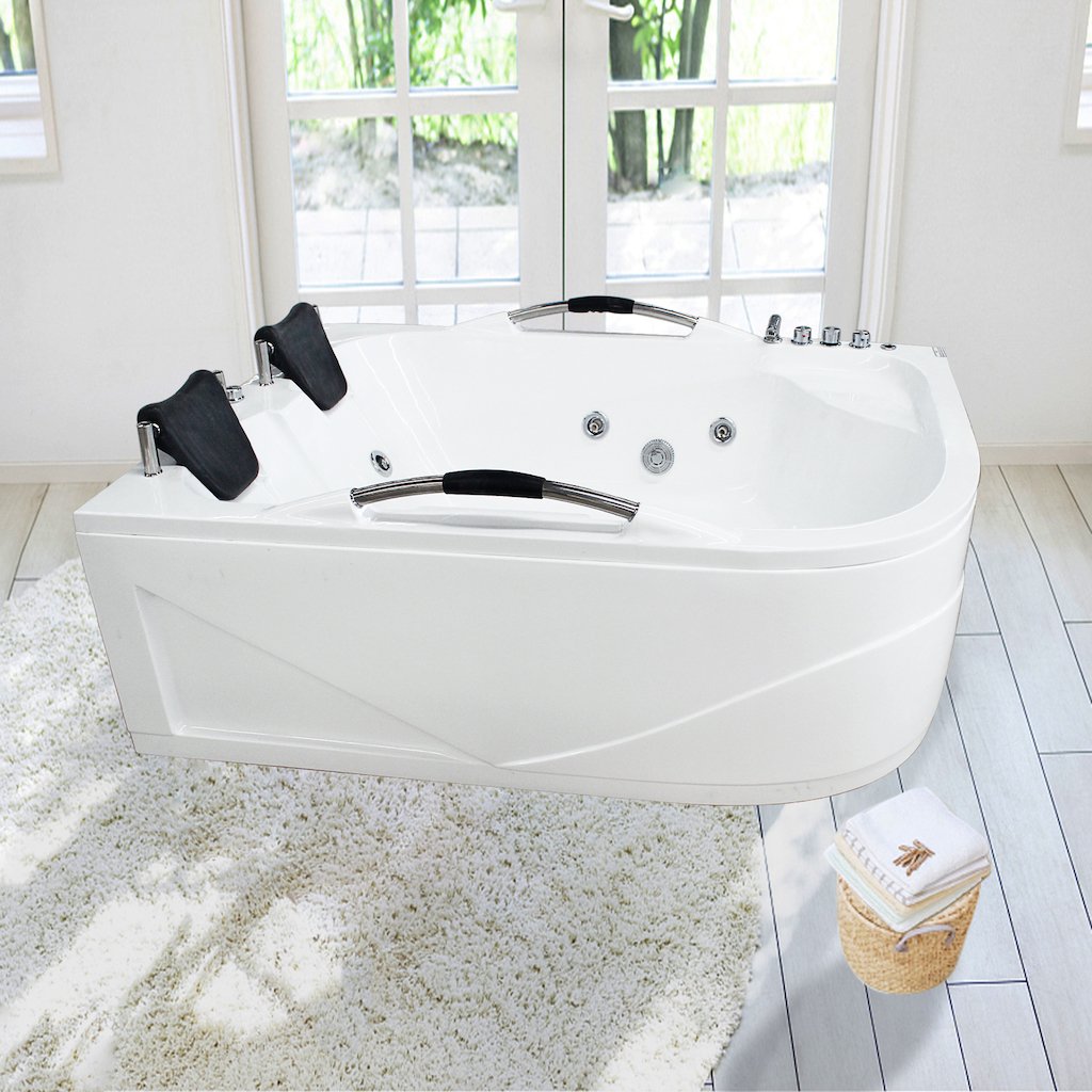 Luxury Hydro Air Jet Color Pillow Bathtub Whirlpools Acrylic Massage Modern Indoor Tub,apartment Combo Massage (air & Whirlpool)