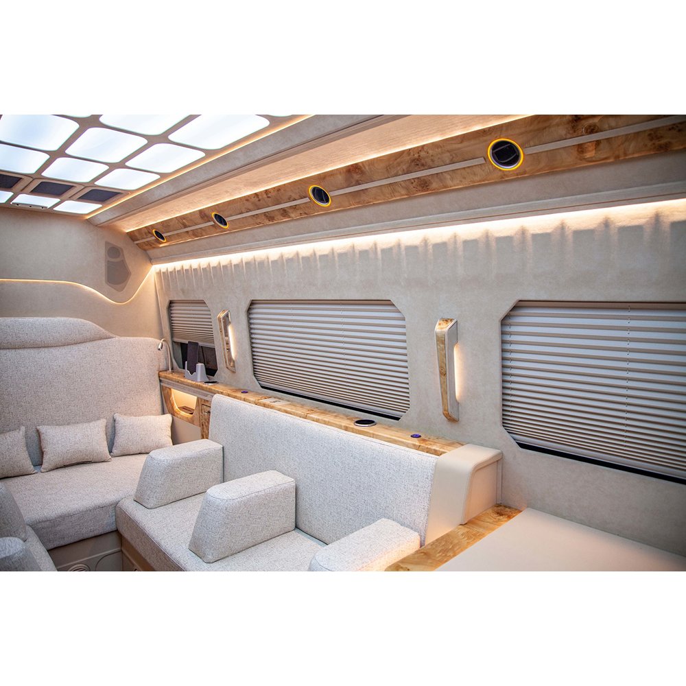 Sprinter Passenger Bus 906 Seat Convertible Bench Luxury Mercedes Sprinter Van Seats with Seats Inside and windows