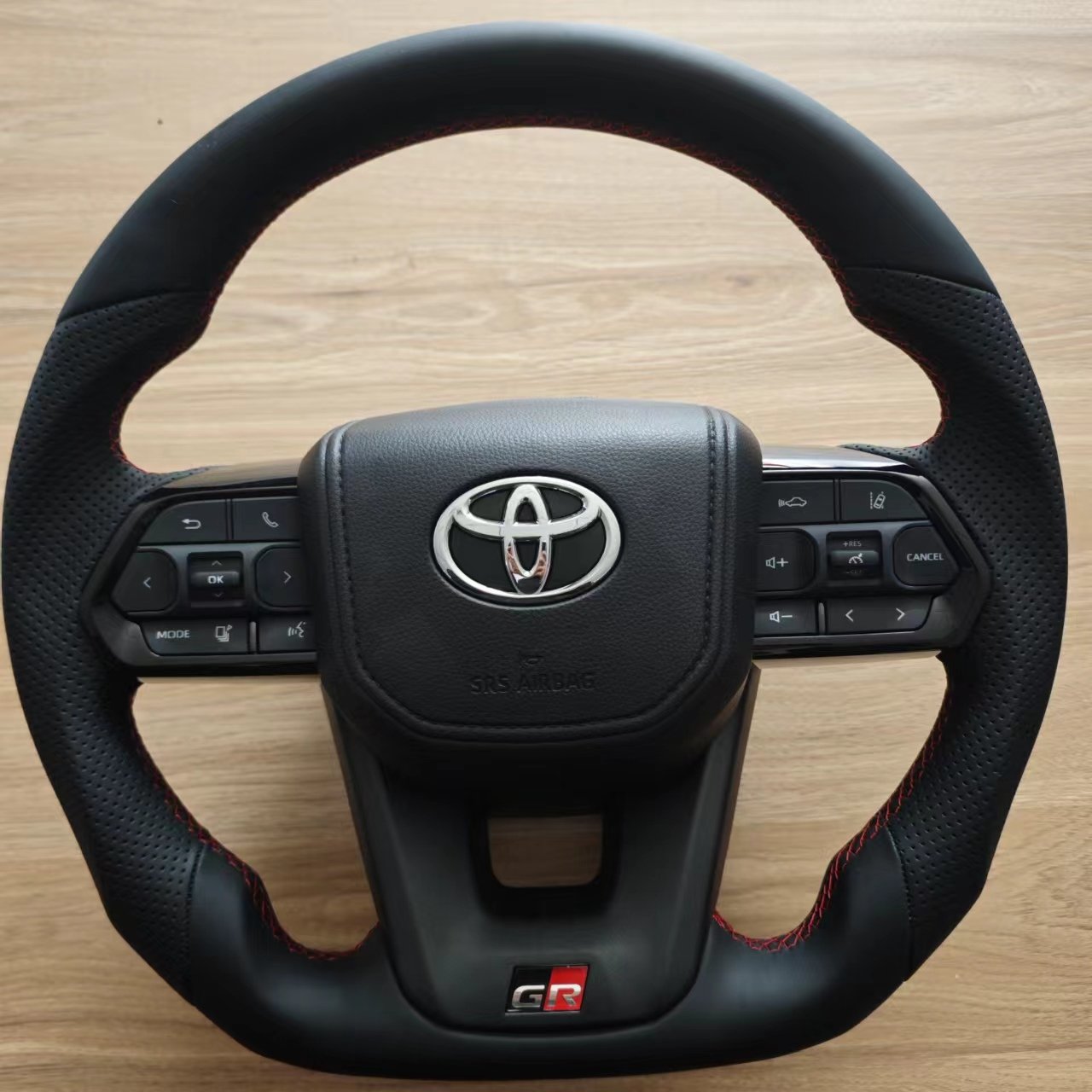 Upgrade LC300 GR Style Steering wheel For TOYOTA LAND CRUISER200 LC200 ALPHARD20 Vellfire 30 Carbon Fiber Wheel