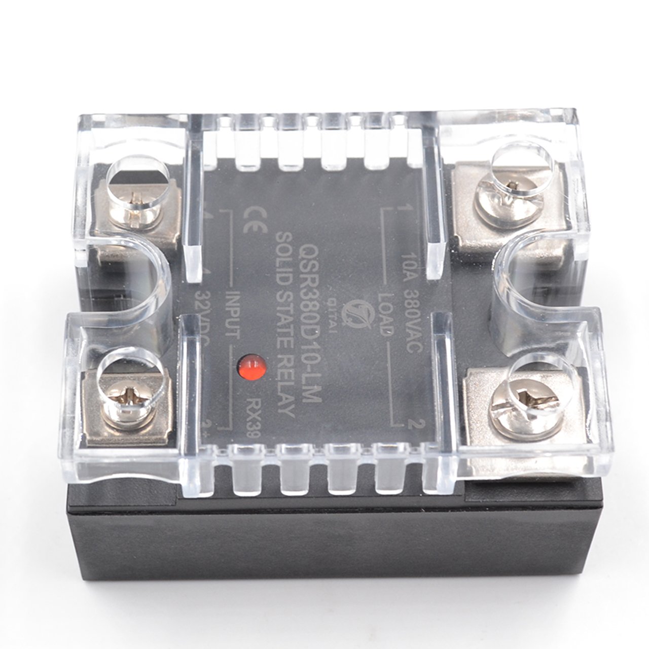 QSRE Single-Phase 4-32VDC Output 48-440VAC SSR Relay Panel Mount Miniature Solid State Relay Auto Protective Use Sealed Feature