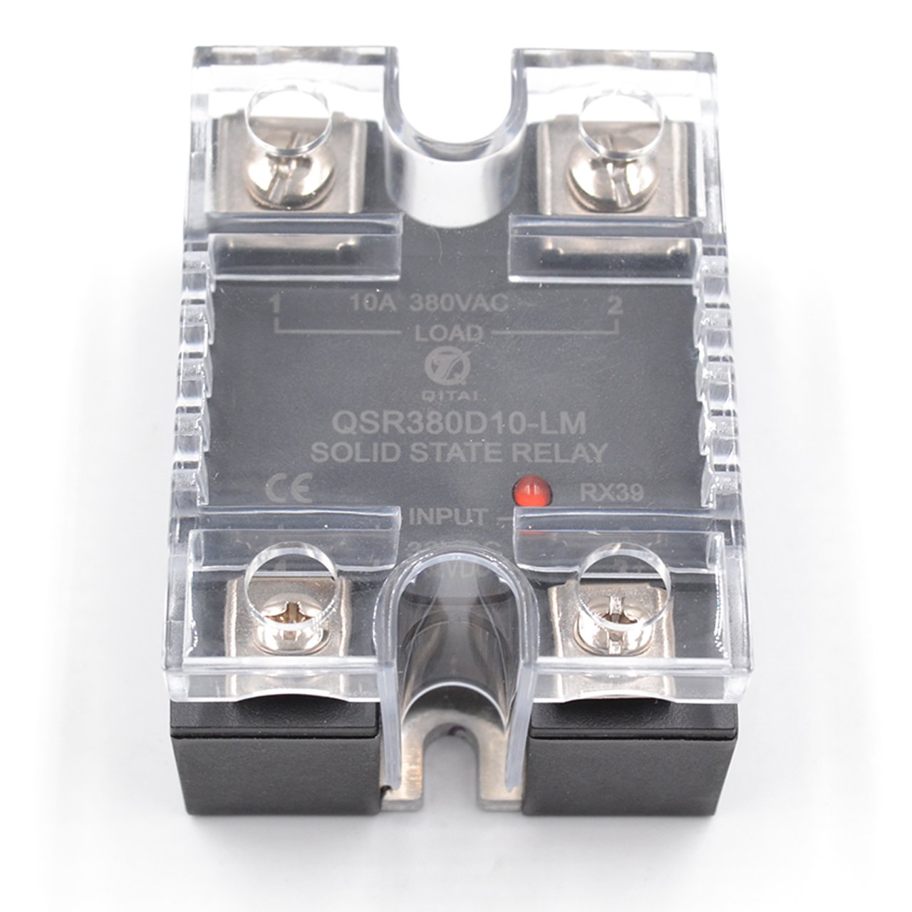 QSRE Single-Phase 4-32VDC Output 48-440VAC SSR Relay Panel Mount Miniature Solid State Relay Auto Protective Use Sealed Feature