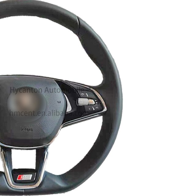 High quality Modification Superior quality Leather Steering Wheel For Skoda superb octavia car Steering Wheel