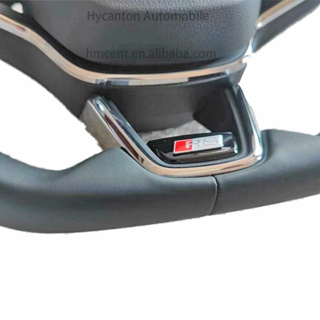 High quality Modification Superior quality Leather Steering Wheel For Skoda superb octavia car Steering Wheel