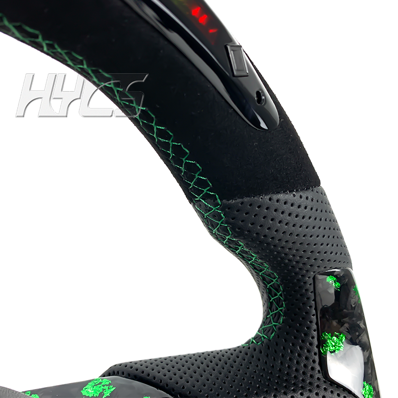 Car Interior Accessories Forged Carbon Fiber Steering Wheel For Ford Mustang 2015-2023
