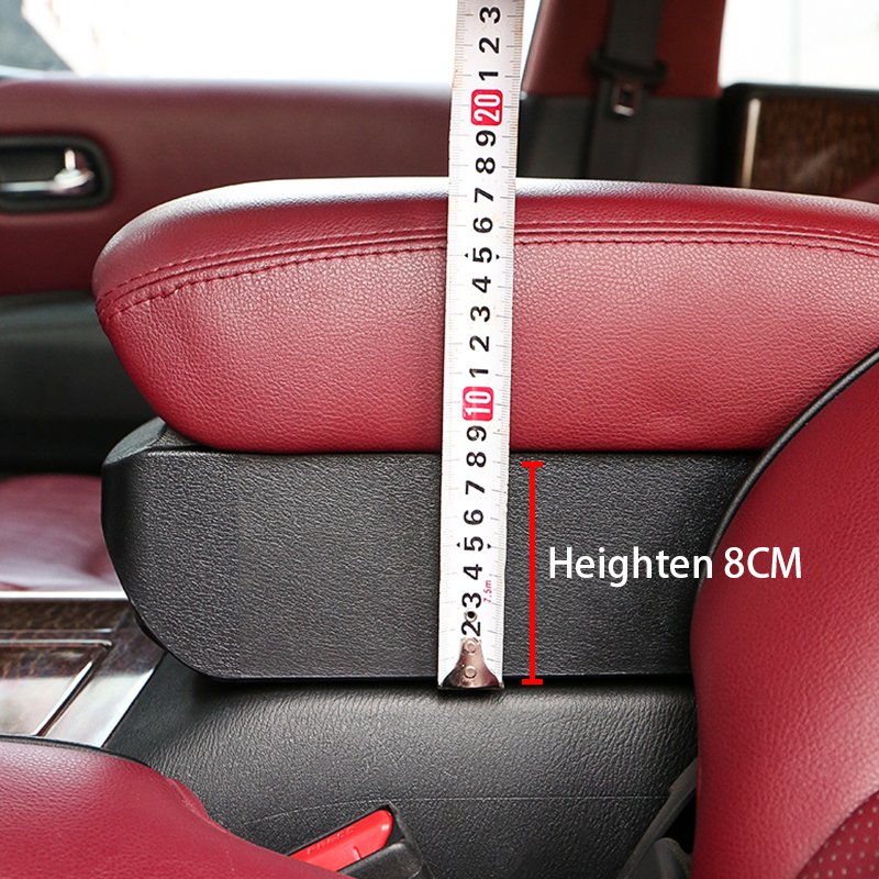 Heighten Central Armrest Box for Nissan Patrol Y62 Armada 2013-2020 Central Control Storage Box Car Accessories