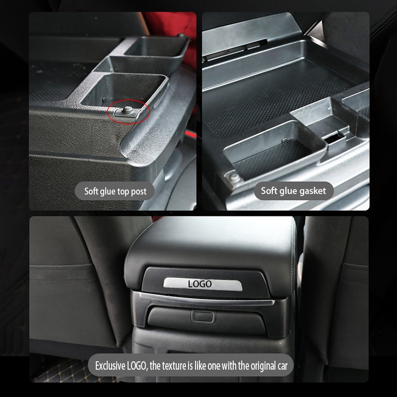 Heighten Central Armrest Box for Nissan Patrol Y62 Armada 2013-2020 Central Control Storage Box Car Accessories