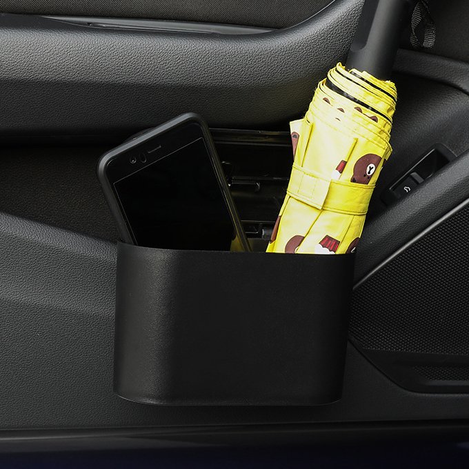 Customized Multifunctional Car Trash Can Armrest Mount Seat Car Trash Bag Storage Box Organizers Waste Bin Trash Containers