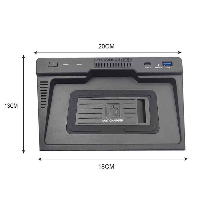 15w Car Qi Wireless Charger for Hyundai Tucson Nx4 2021 2022 Accessories Phone Fast Charger Plate Holder Car Modification Parts