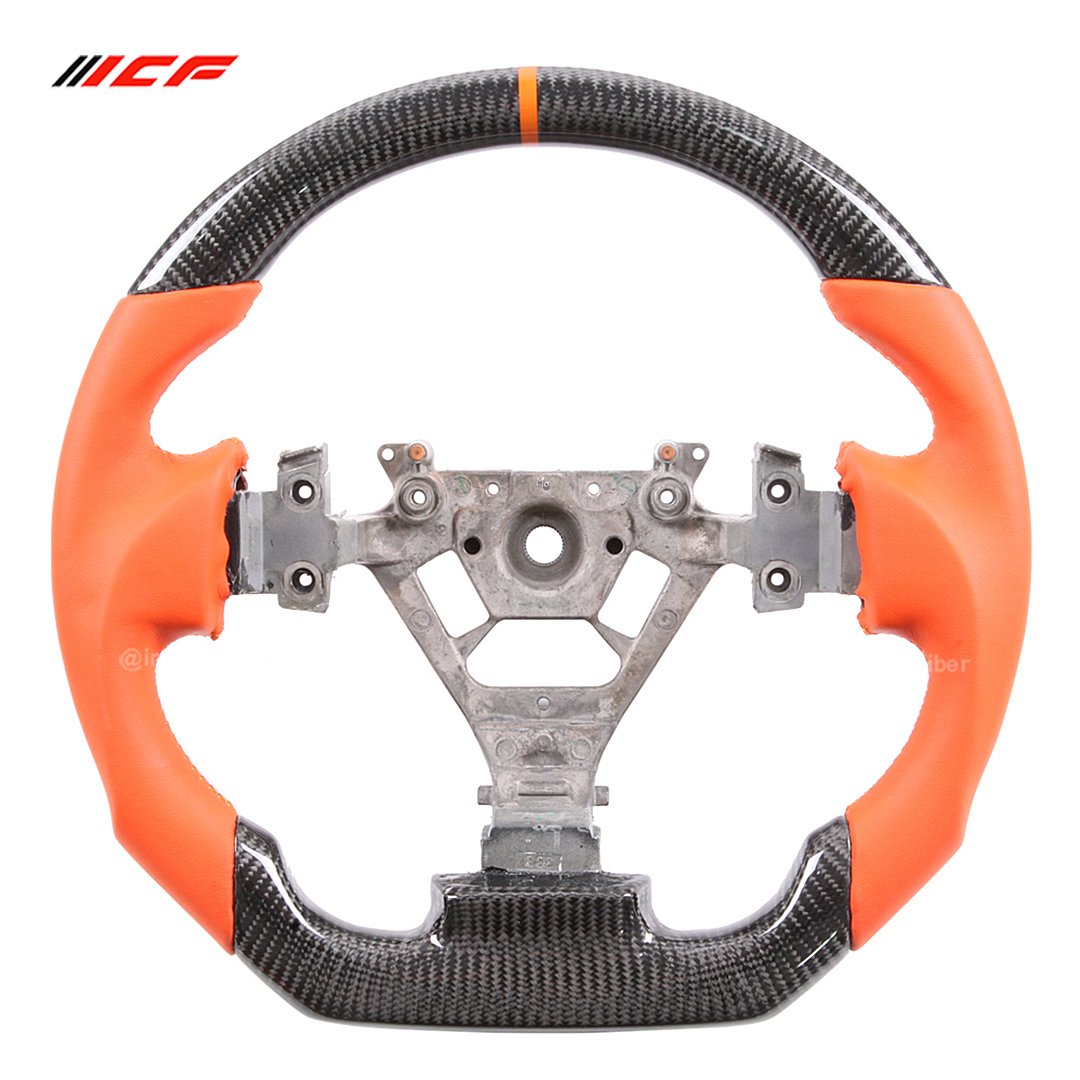 100% Real Carbon Fiber Steering Wheel for NIssan 350Z 370Z GTR Navara GTR R34 i8