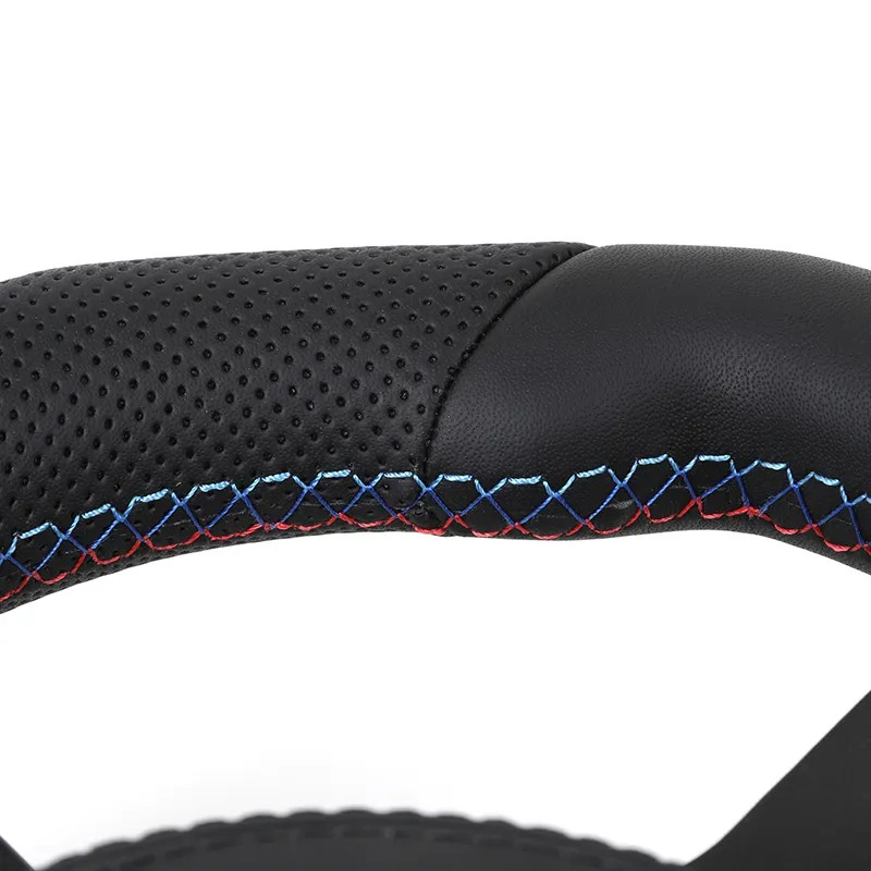 Flat Bottom Full Leather LED M Sport Steering Wheel for BMW F10 F15 F20 F22 F30 F32 X5 E70 X6 E71 E90 E92 F80 F82 F87 F90 M8 F92