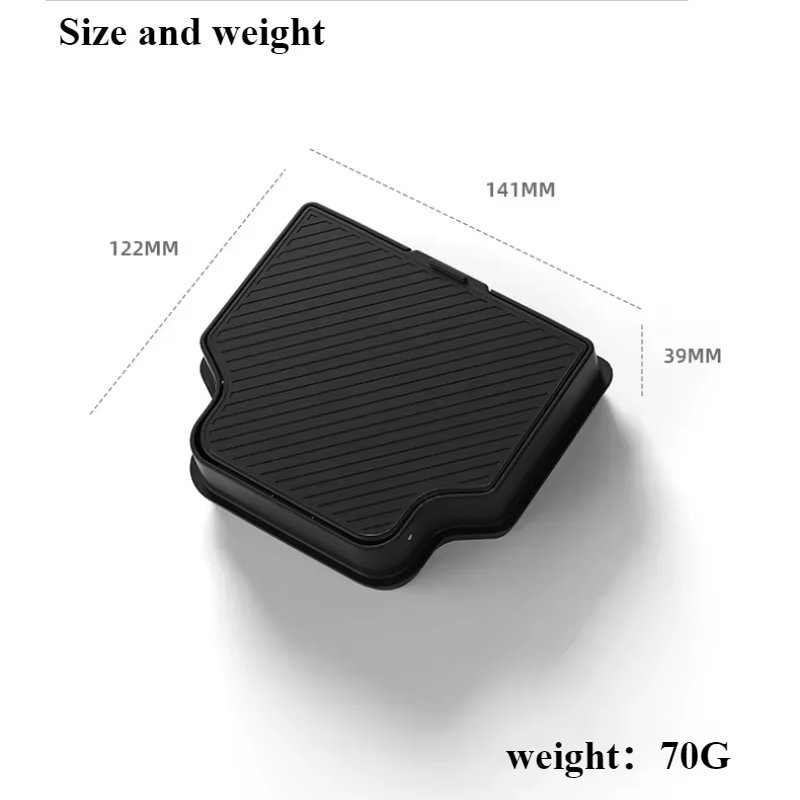 For Tesla Model 3 Highland 2025 ABS Gadgets Organizers Case Magnetic Hidden Storage Box Privacy Storage Box for Tesla Model 3+