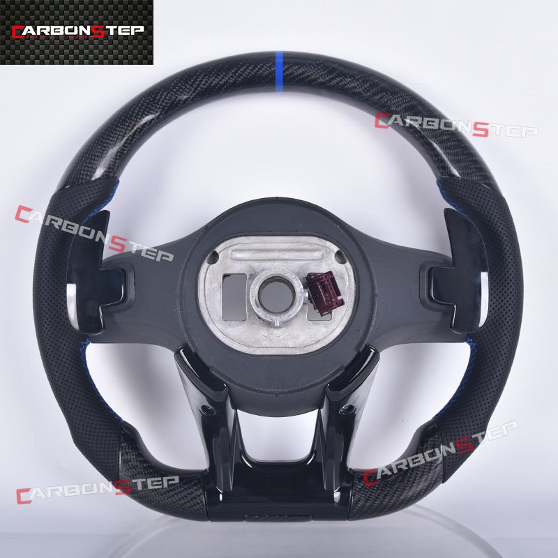 LED Display Carbon Fiber Steering Wheel For Mercedes Benz AM-G Vi-to W447 SLK R171 G Class A220 W219 GLE W176 W202
