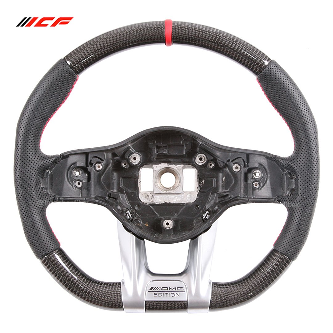 Carbon Fiber LED Steering Wheel for Mercedes Benz A C E S G Class CLS AMG W177 W205 S205 W213 W222 C257 X166