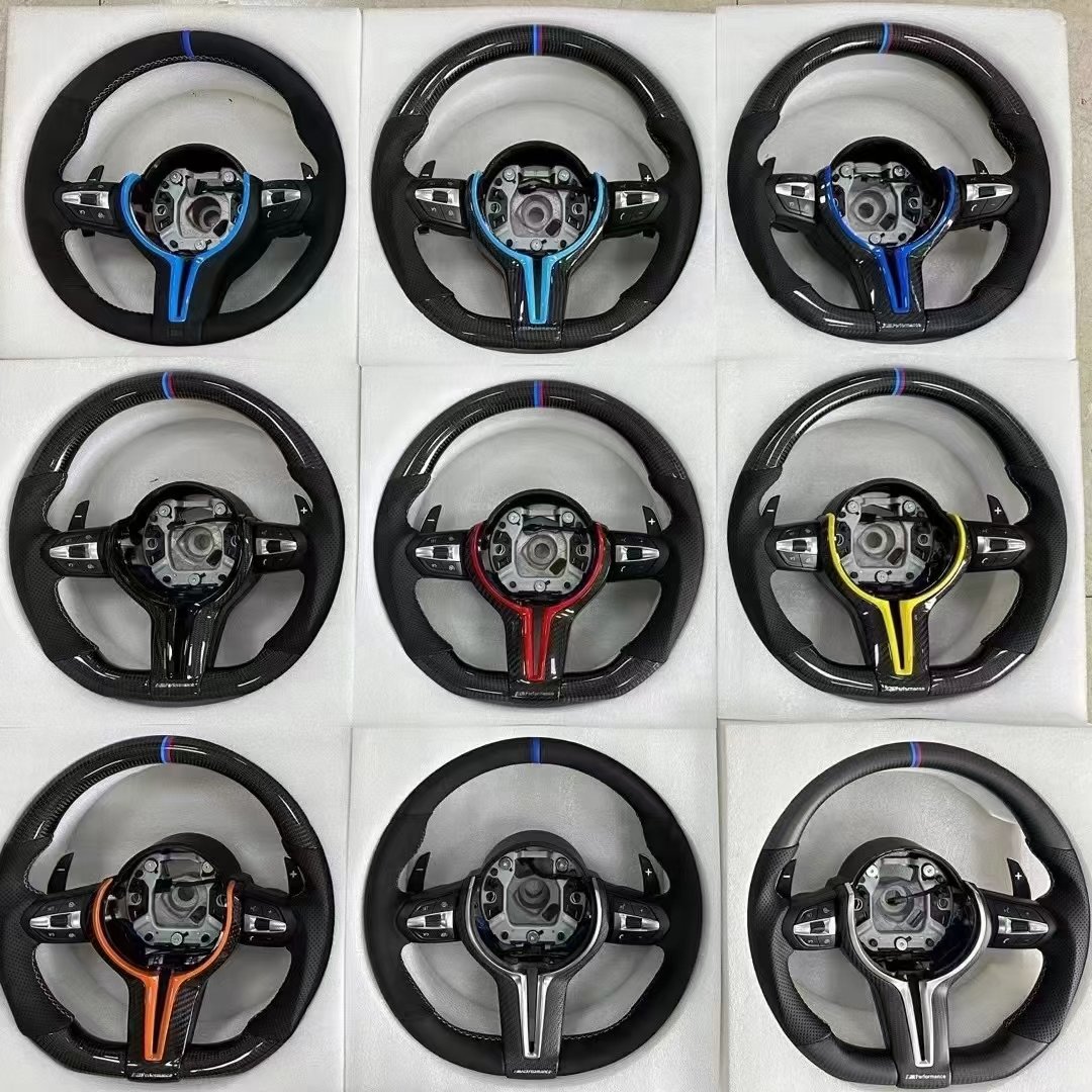 Customized BMW Leather Steering Wheel for For BMW 1 2 3 5 7 Series F30 F35 G20 G25 G30 G38 ID5 ID6 ID7