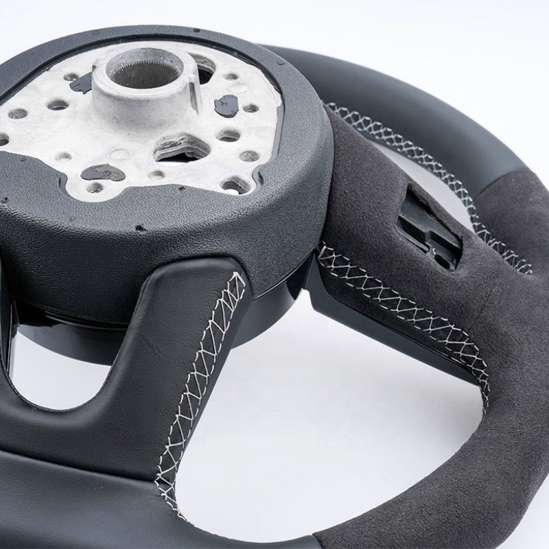 Sports Leather For Audi steering wheel Fit For Audi A1 A3 A4 B9 A5 A6 A7 C7 Q5 S5 S9 Car Steering Wheel