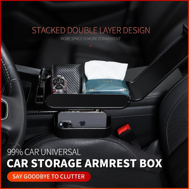 2024 Hot Selling Auto Parts Center Control Armrest Table Hand Pad Multifunctional Universal Interior Car Armrest Box