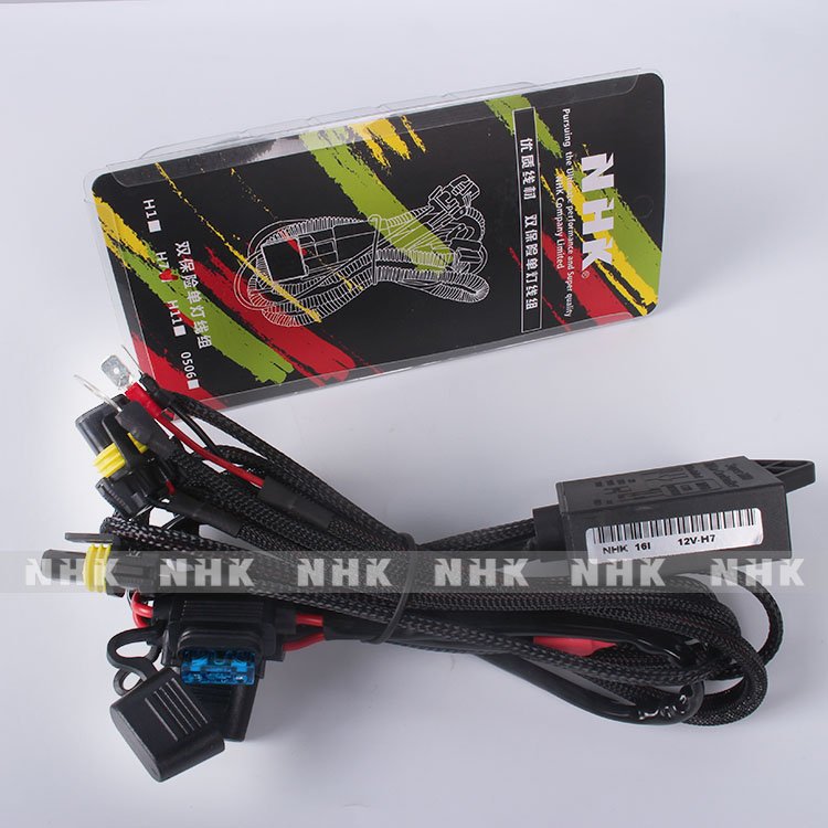 NHK H7 Double Insurance VIP Version Big Waterproof Relay Harness Wire