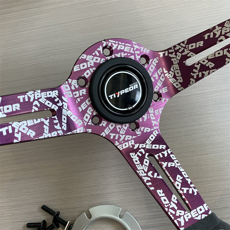 New Drift Racing Steering Wheel Universal Car Deep Dish Steering Wheel Volante Para Juegos