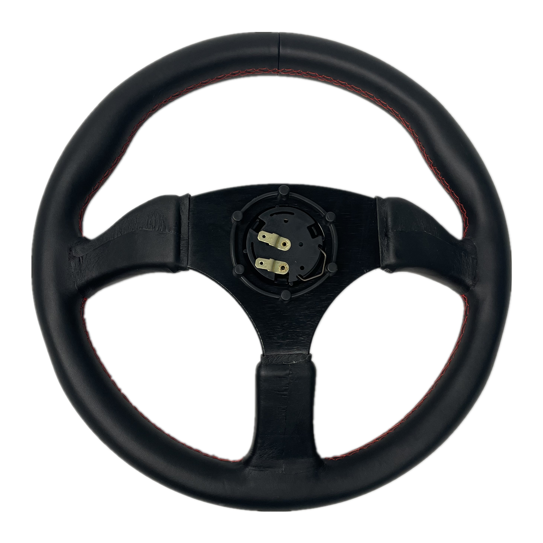 Customized Logo 350mm Caliber Ultrafiber material Car Steering Wheel Racing Car use