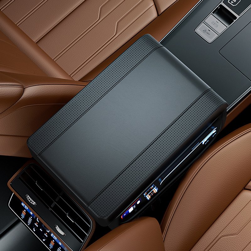 Best Selling 32.5 * 7 * 21.5cm Car Armrest Box Heightening Pad PVC Leather+memory Cotton