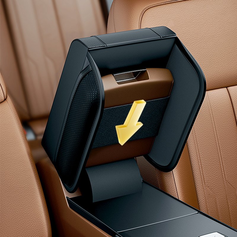 Best Selling 32.5 * 7 * 21.5cm Car Armrest Box Heightening Pad PVC Leather+memory Cotton