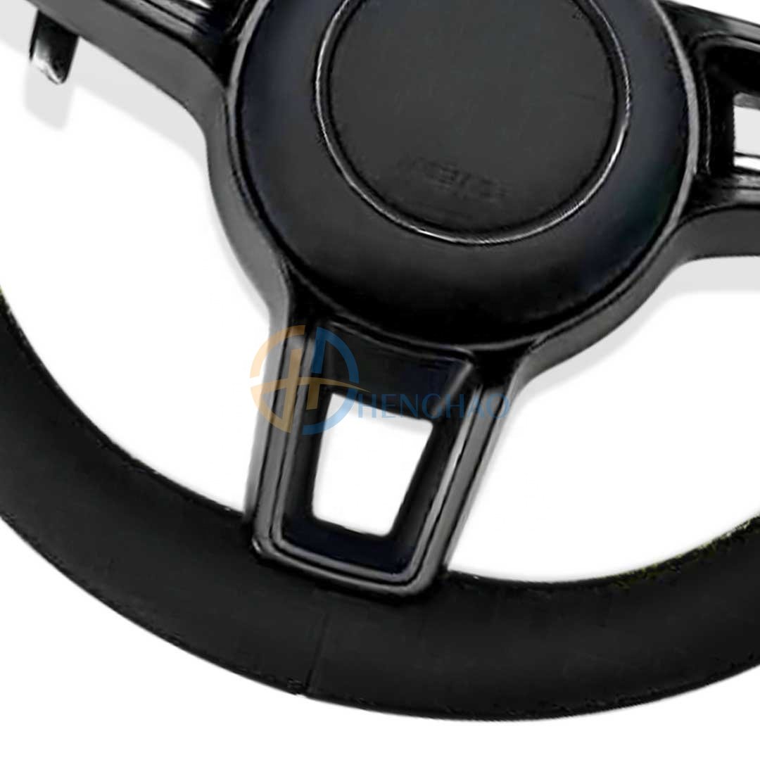 Customized Leather Steering Wheel Fit For Porsche Panamera Cayenne Cayman 718 911 Macan Steering Wheel Upgraded