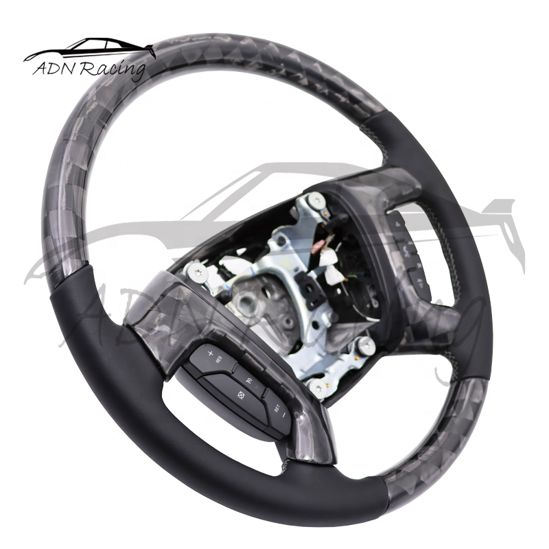 Forged Carbon Fiber Steering Wheel For Chevy Silverado GMC Escalade 2007-2014