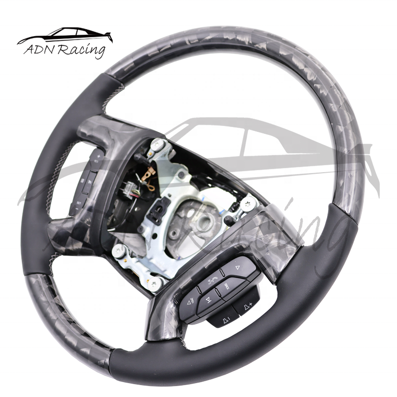 Forged Carbon Fiber Steering Wheel For Chevy Silverado GMC Escalade 2007-2014
