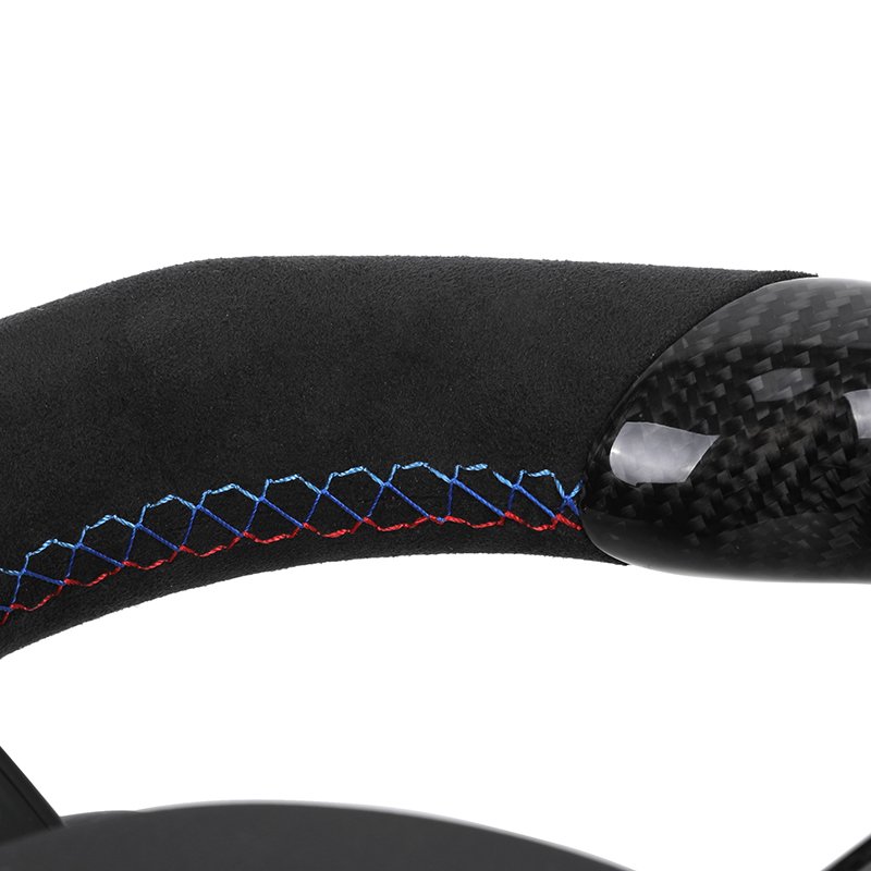 With Red M1 M2 Button Alcantara Carbon LED Steering Wheel for BMW F10 F30 F31 F32 X5M F97 M2 F87 M3 F80 M4 F82 M5 F90 E70 E90