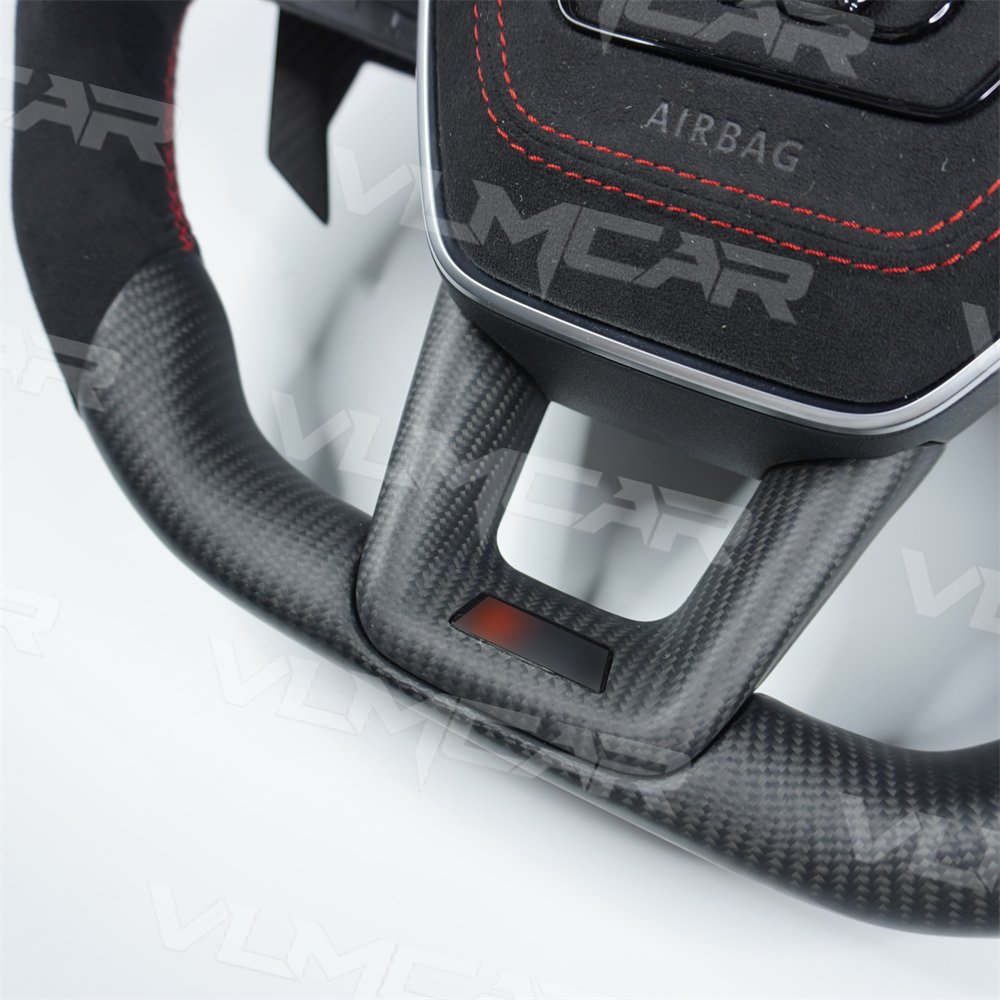 Customize steering wheel led carbon fiber car steering wheel Fit For Audi Q7 Q5L Q3 Q8 RSQ3 RSQ5 RSQ8 Q5 A3 A4 A5
