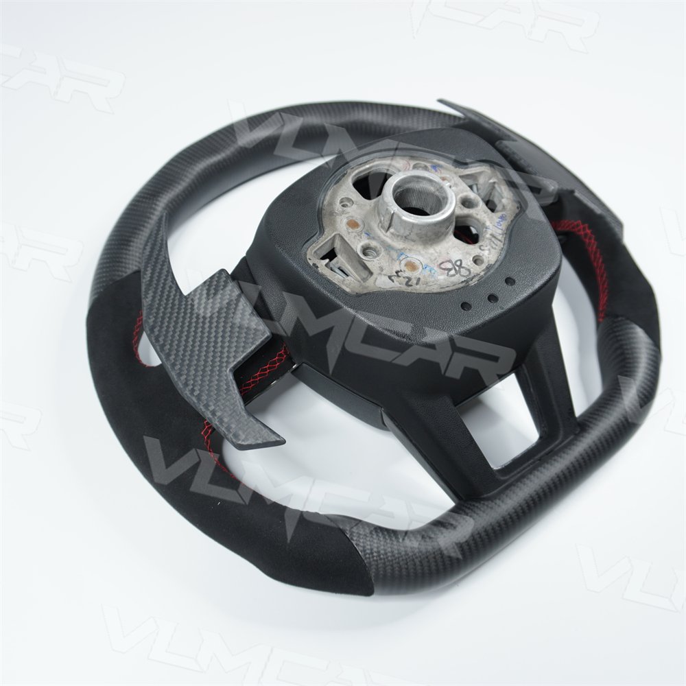 Customize steering wheel led carbon fiber car steering wheel Fit For Audi Q7 Q5L Q3 Q8 RSQ3 RSQ5 RSQ8 Q5 A3 A4 A5