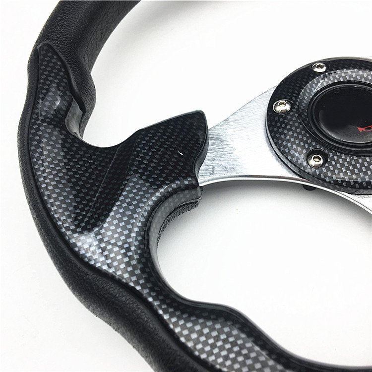PUERXIN volant gaming drift lenkradracing lenkrad 13Inch Drift Steering Wheel Carbon Fiber Car Sport Steering Wheel For Cars
