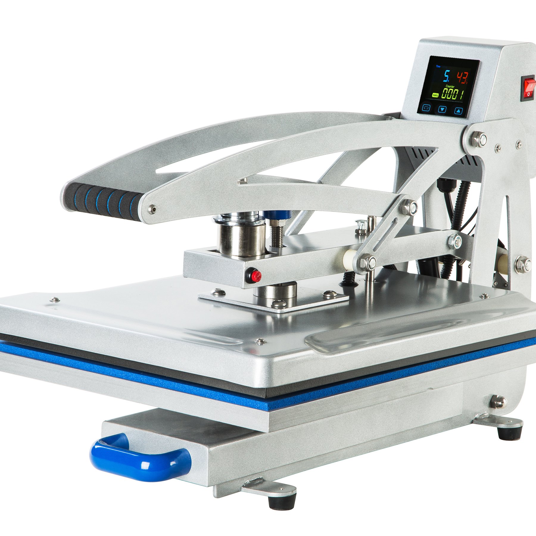Auto Open and Slide Out Heat Press Machine Sublimation Tshirt Press Machine for Printing Tshirts, Fabric, Flatbed Printabled