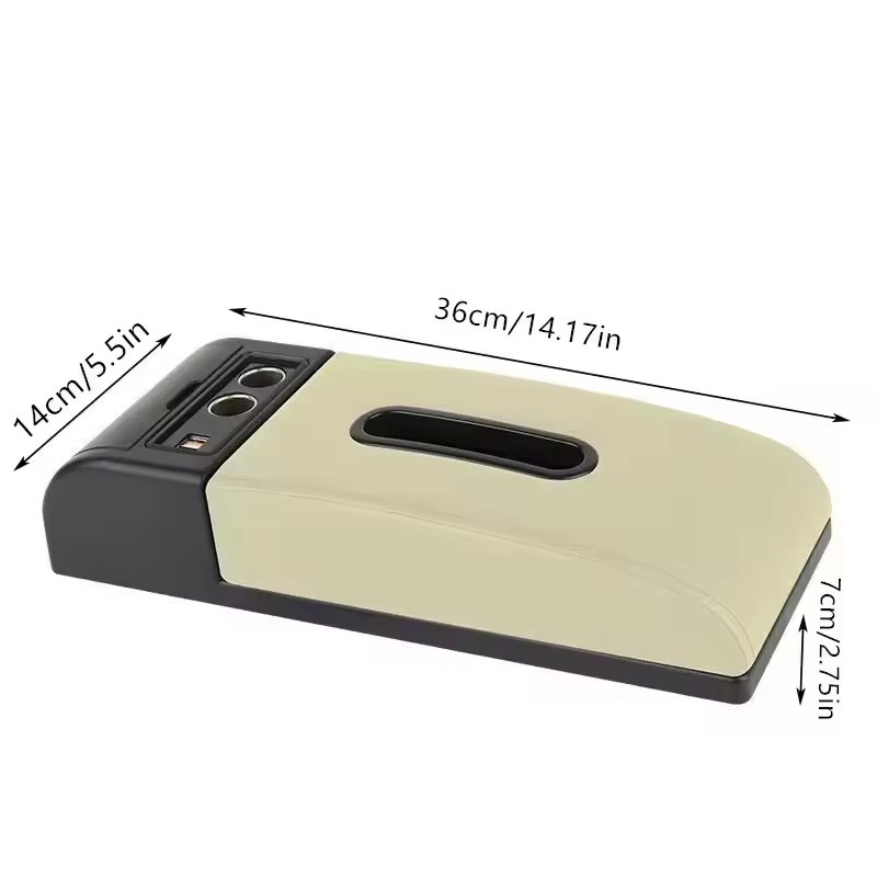 New Design Car Armrest with USB Cup Holder Luxury Car Armrest Box Auto Decor Accessories Car Armrest Cover