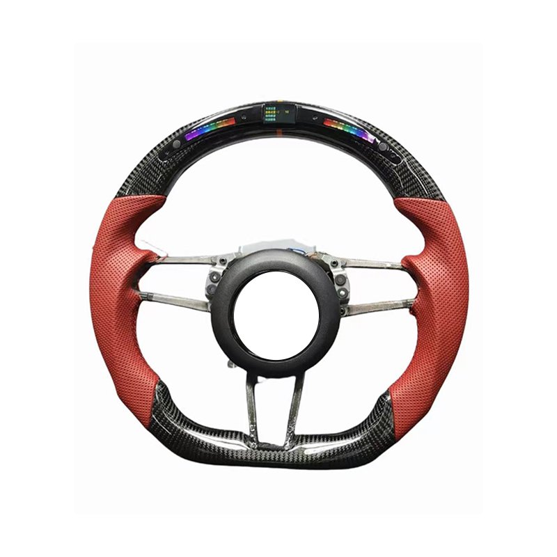 Full Leather Steering Wheel For Porsche Panamera Macan Cayenne 718 918 911 970 971 958 New Style steering wheel