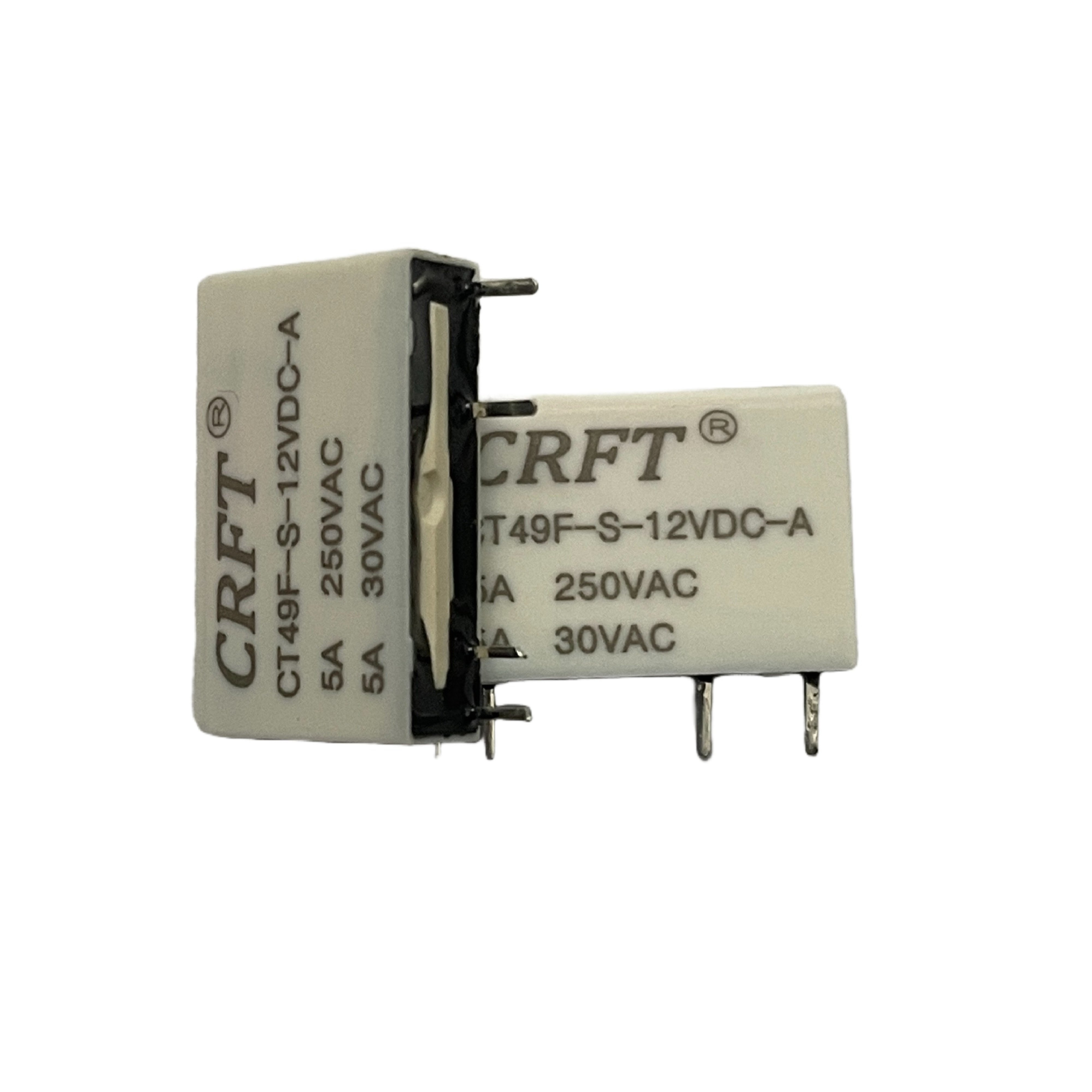 CT49F 5A 12V Power Relay DIP 4 PIN JZC-49F 250VAC 30VDC Original Electronic Component Small Relay