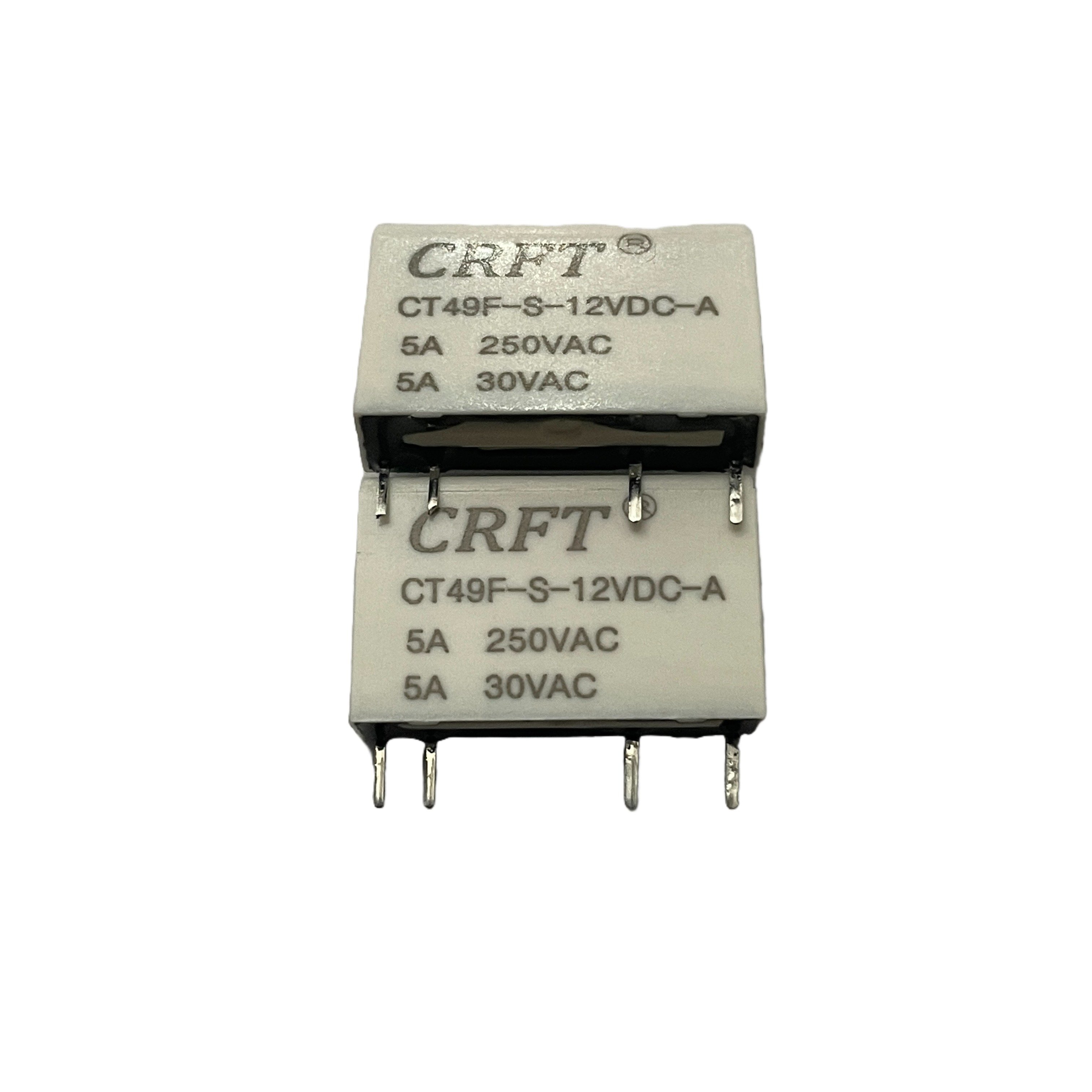 CT49F 5A 12V Power Relay DIP 4 PIN JZC-49F 250VAC 30VDC Original Electronic Component Small Relay