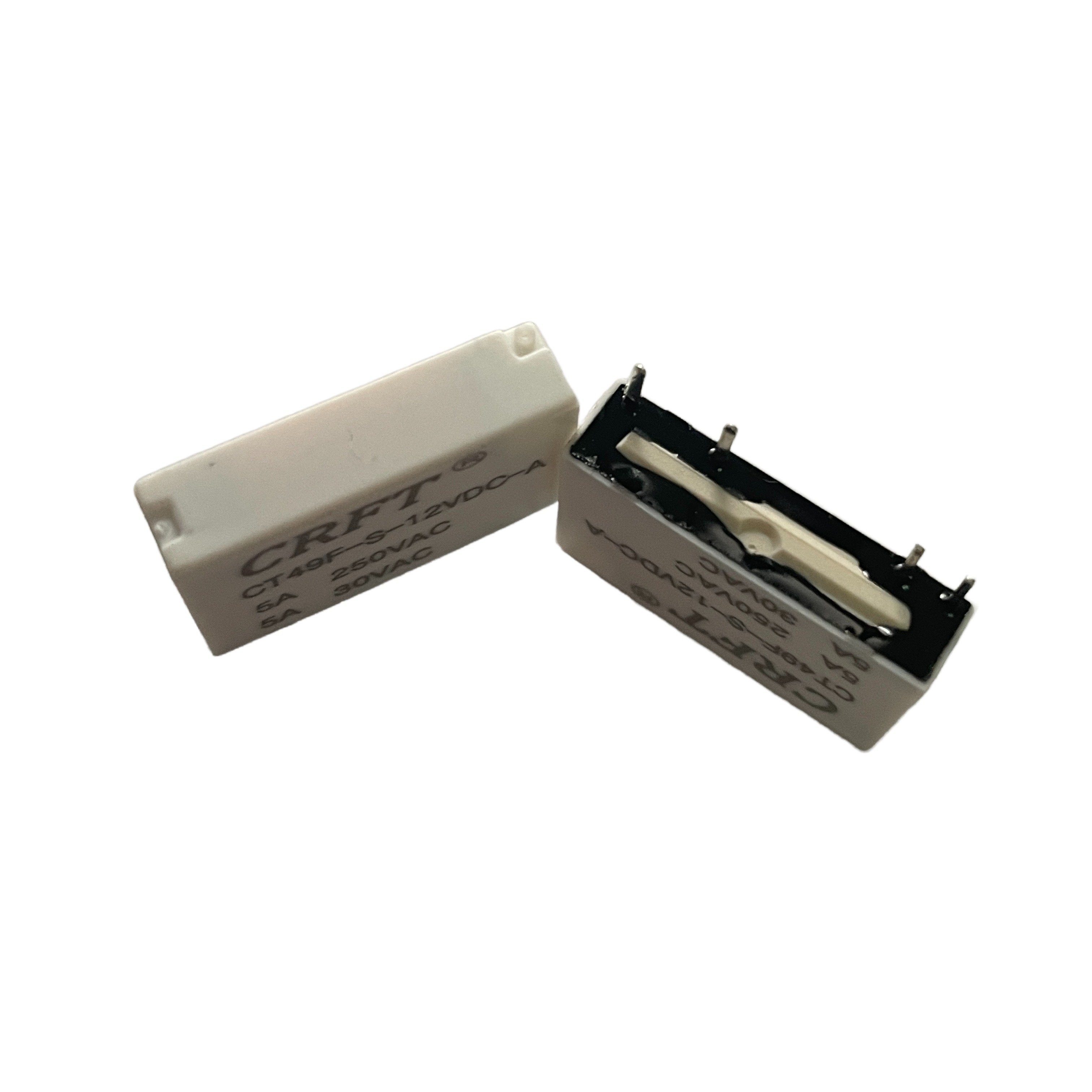 CT49F 5A 12V Power Relay DIP 4 PIN JZC-49F 250VAC 30VDC Original Electronic Component Small Relay