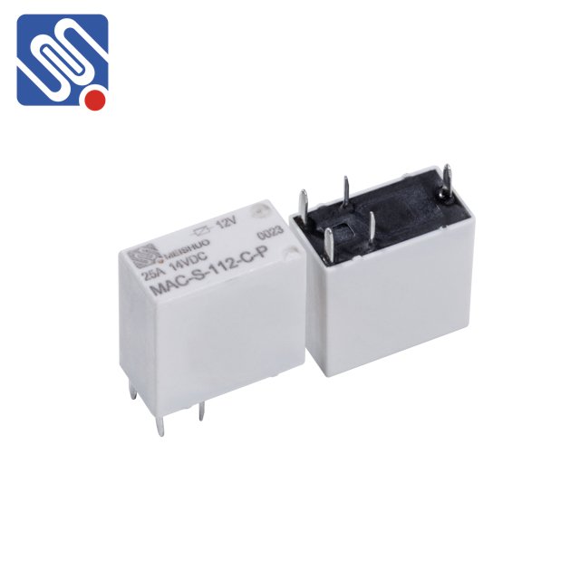 Meishuo MAC Automotive Car Relays 5pin 12V 25A 0.8W Coil Power 4 Pin Terminals Automotive Car Electric Relay