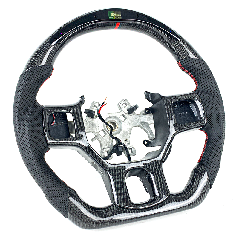 Carbon fiber steering wheel for Dodge Ram 1500 with LED display screen