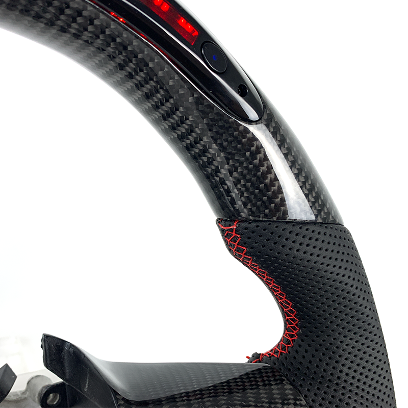 Carbon fiber steering wheel for Dodge Ram 1500 with LED display screen