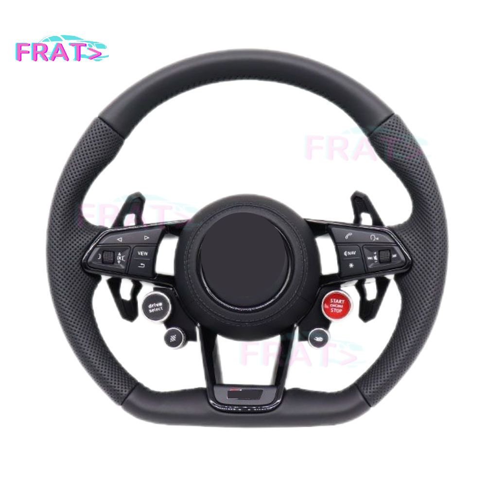 Fit for Audi A6 C7 Car Steering Wheel For A1 A3 A4 B9 A5 A6 A7 C7 Q5 S5 S7 Interior Accessories Car Leather Steering Wheel