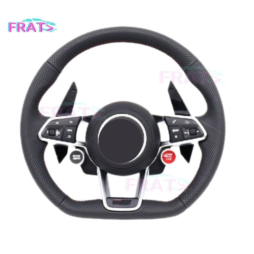 Fit for Audi A6 C7 Car Steering Wheel For A1 A3 A4 B9 A5 A6 A7 C7 Q5 S5 S7 Interior Accessories Car Leather Steering Wheel