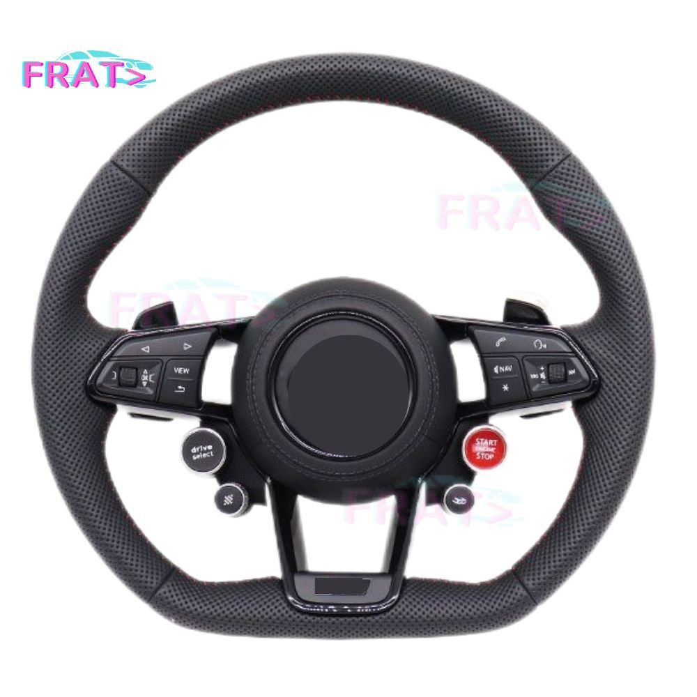 Fit for Audi A6 C7 Car Steering Wheel For A1 A3 A4 B9 A5 A6 A7 C7 Q5 S5 S7 Interior Accessories Car Leather Steering Wheel