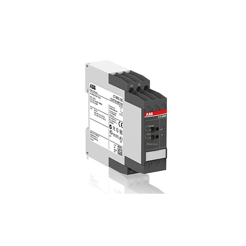 ABB Miniature Time Relay CT-ERS.12S CT-ERS.12P 1C/O 24-48VDC 24-240VAC Protective Power Switch Epoxy Switch for Auto Use