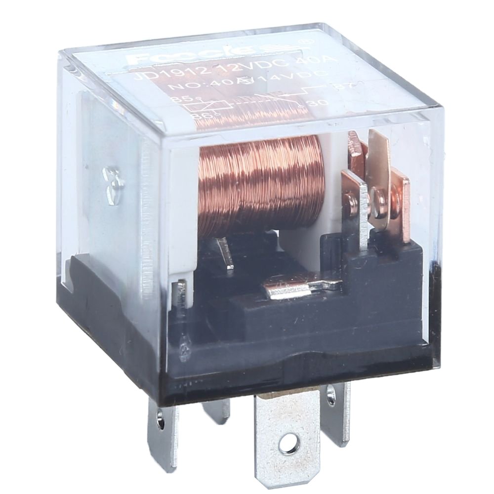Automotive Relay 5 Pin Transparent Leds 80a