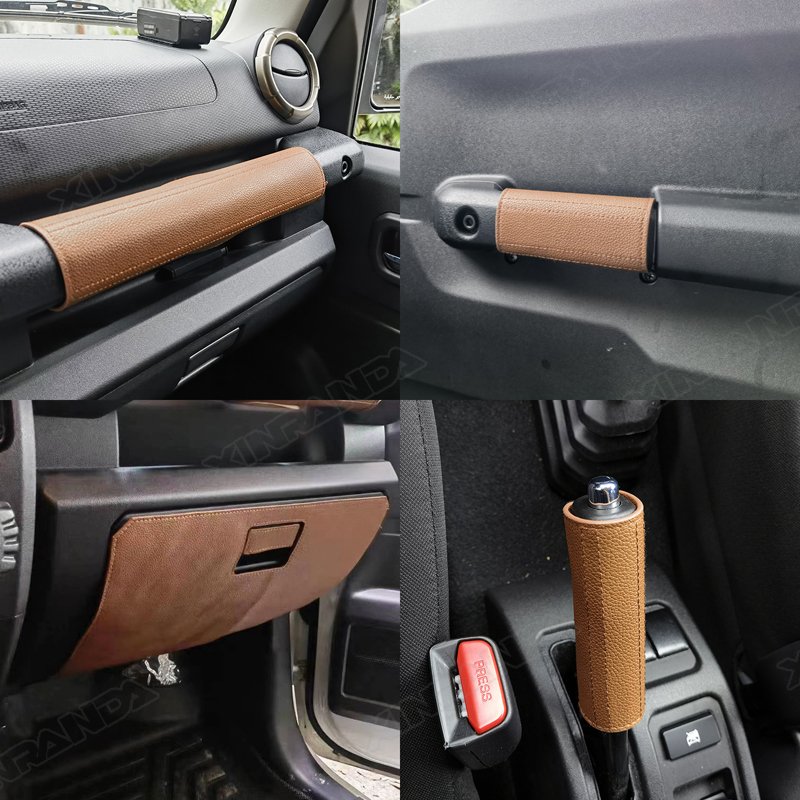 High Quality Retro Style Leather Decoration Cover Kit Interior Trim Kit for Suzuki Jimny Parts 5Doors Jc74 2023
